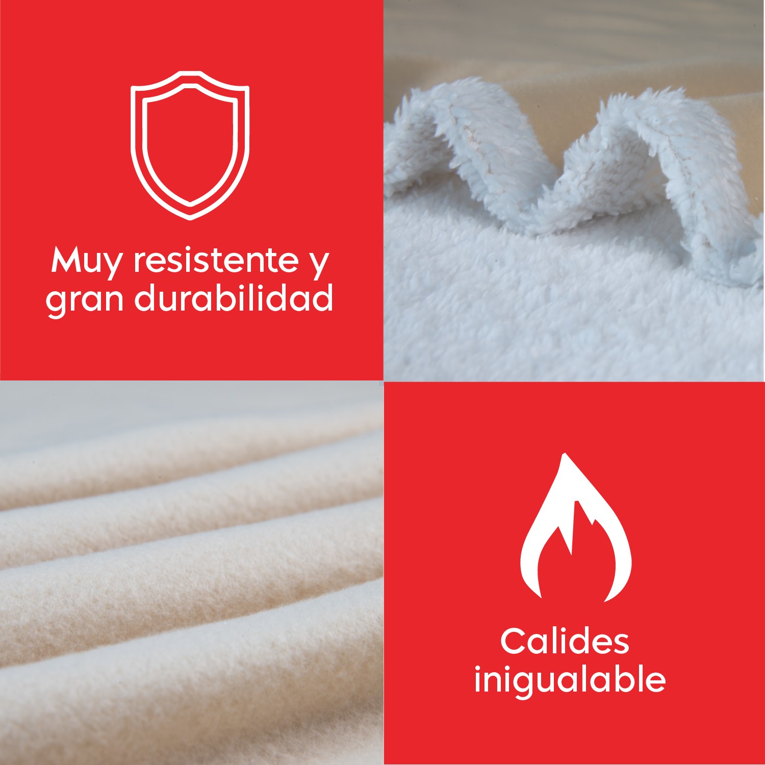 Foto 6 pulgar | Cobija Polar Individual Frazada Suave Calientita Con Sherpa Beige