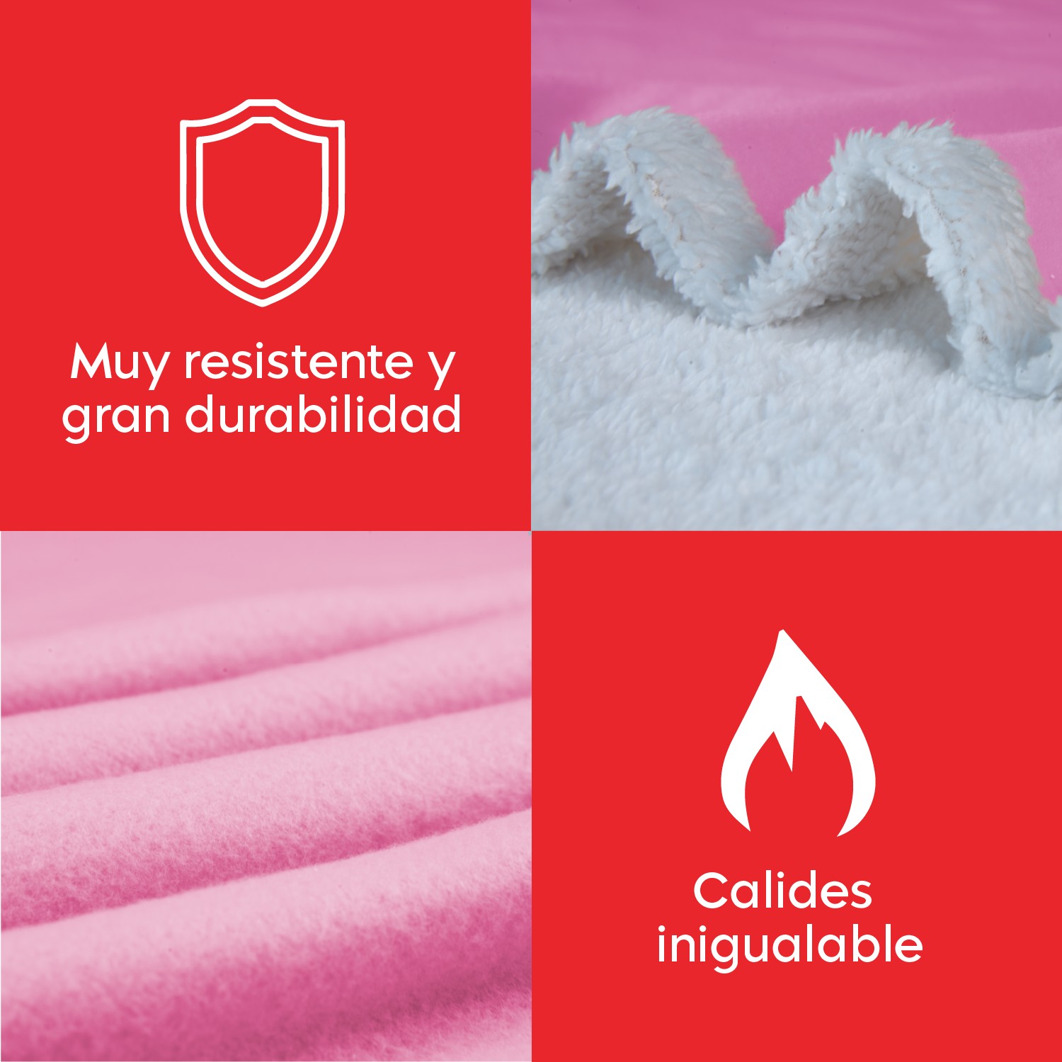 Foto 6 pulgar | Cobija Polar Matrimonial Frazada Suave Calientita Con Sherpa Rosa