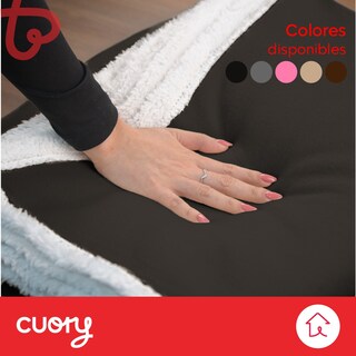 Foto 4 | Cobija Polar Matrimonial Frazada Suave Calientita Con Sherpa Café