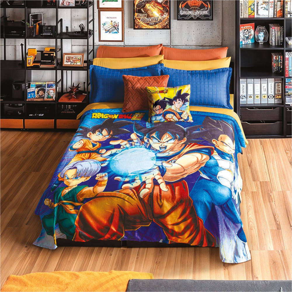 Foto 3 pulgar | Cobertor Ultrasuave Dragon Ball Team Mat/ind Concord