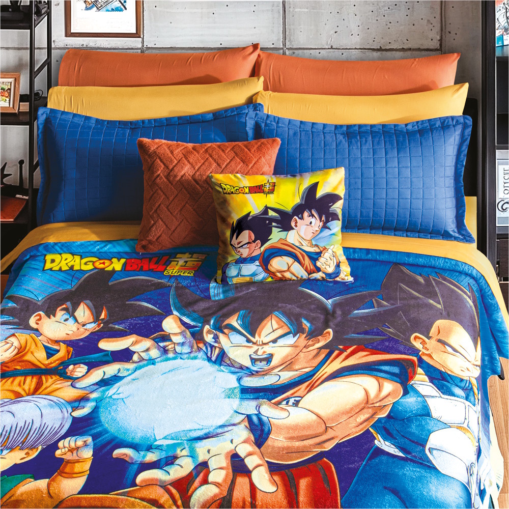 Foto 4 pulgar | Cobertor Ultrasuave Dragon Ball Team Mat/ind Concord