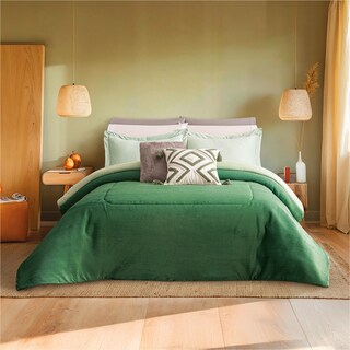 Foto 2 | Cobertor Pachicalientito Verde King Size Xl/qs Concord
