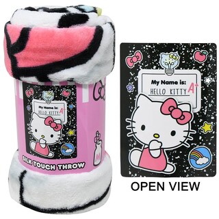 Foto 2 | Manta Para Cuaderno Northwest Hello Kitty, Color Negro, 100% Poliéster, 40 X 60 Cm - Venta Internacional.
