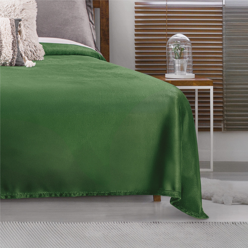 Foto 5 pulgar | Cobertor Ultrasuave Verde King Size Xl/qs Concord