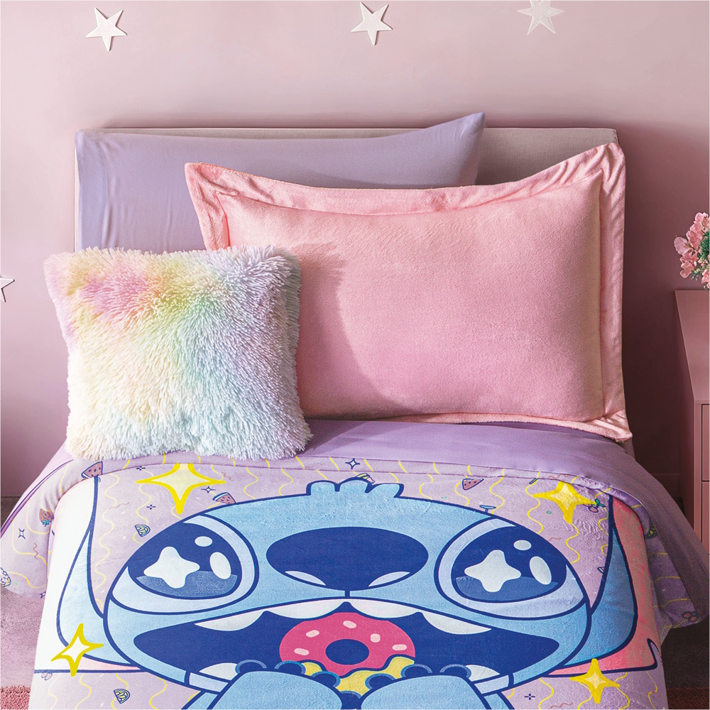 Foto 3 | Cobertor Ultrasuave Stich Cute Individual Concord