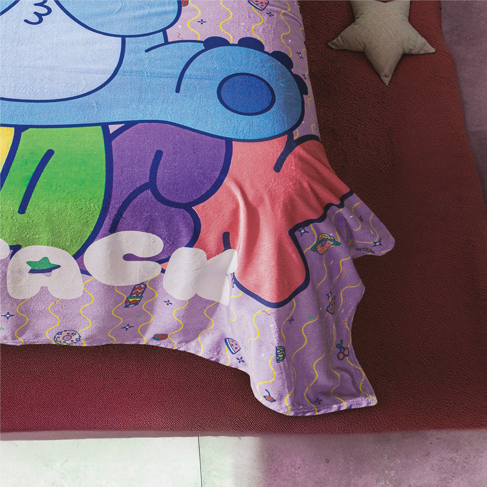 Foto 5 pulgar | Cobertor Ultrasuave Stich Cute Individual Concord