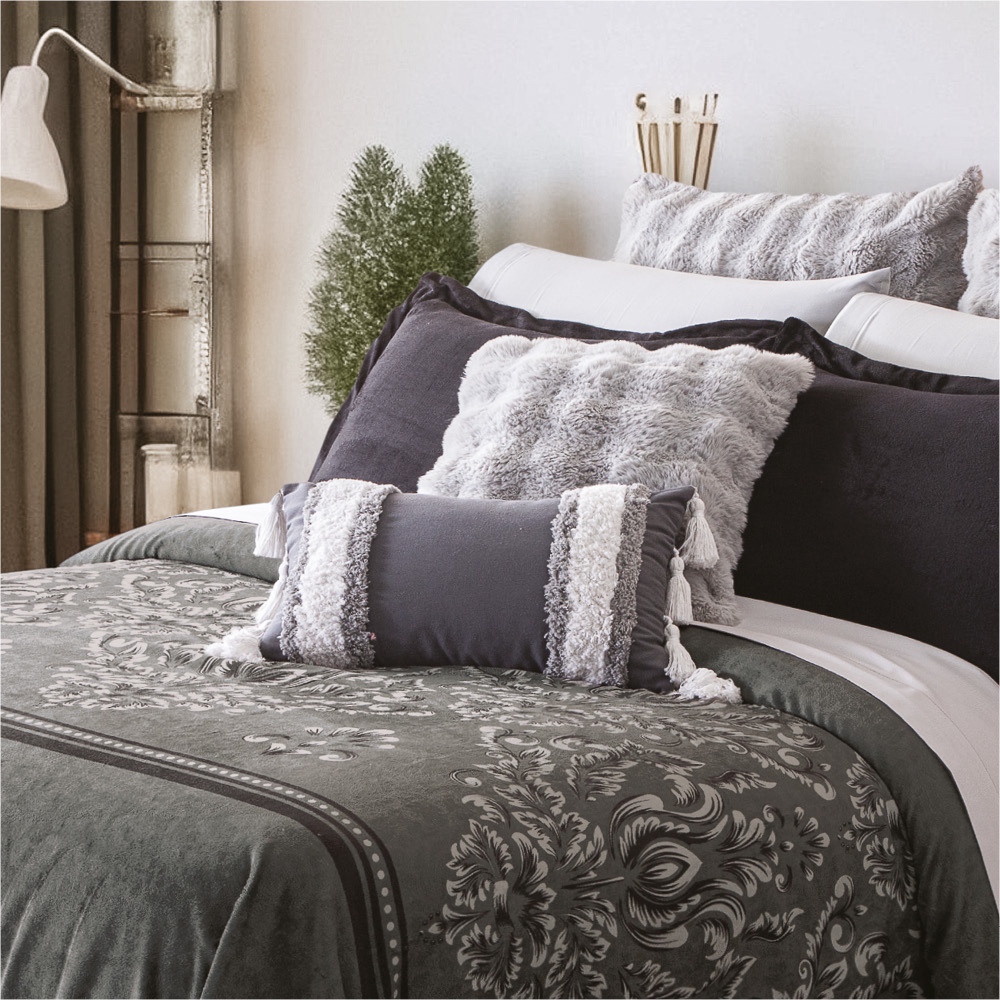 Foto 4 pulgar | Cobertor Ultrasuave Farid King Size Xl/qs Concord