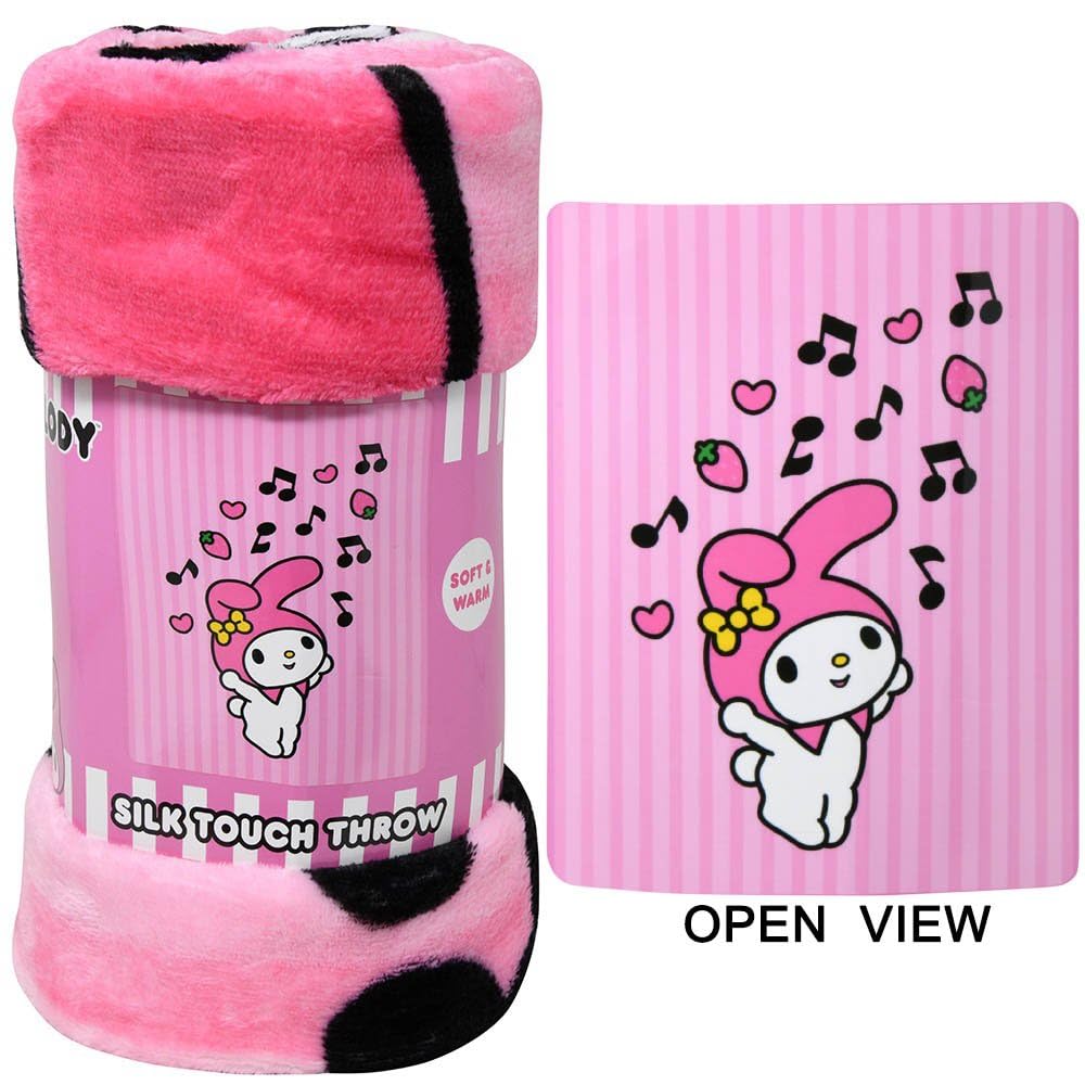 Foto 3 pulgar | Manta Northwest Hello Kitty My Melody Silk 100% Poliéster - Venta Internacional.