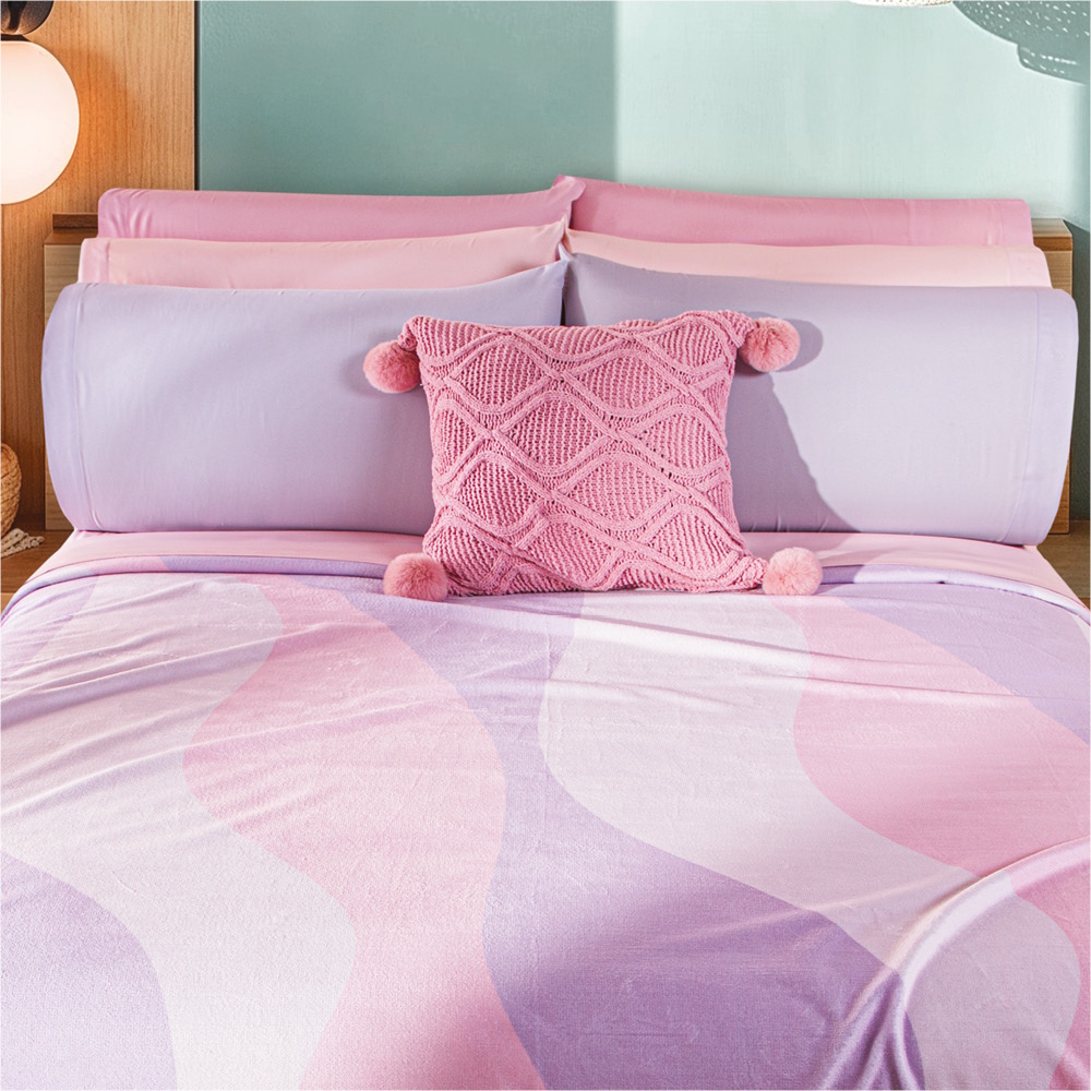 Foto 4 pulgar | Cobertor Ultrasuave Malva King Size Xl/qs Concord