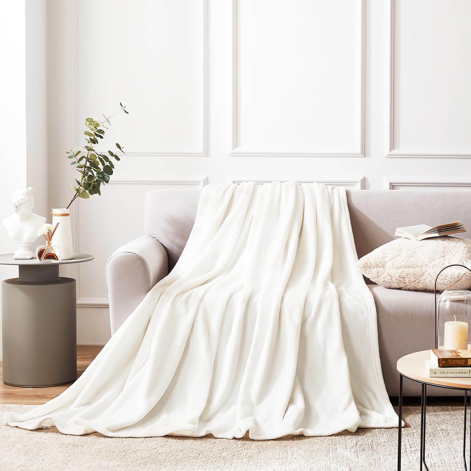 Foto 2 | Manta King Size Hansleep Blanca-Venta Internacional