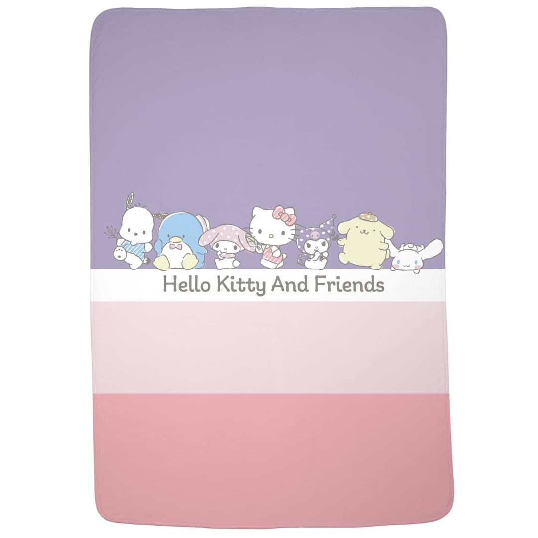 Foto 2 pulgar | Manta Franco Collectibles Hello Kitty & Friends 160 X 230 Cm - Venta Internacional.