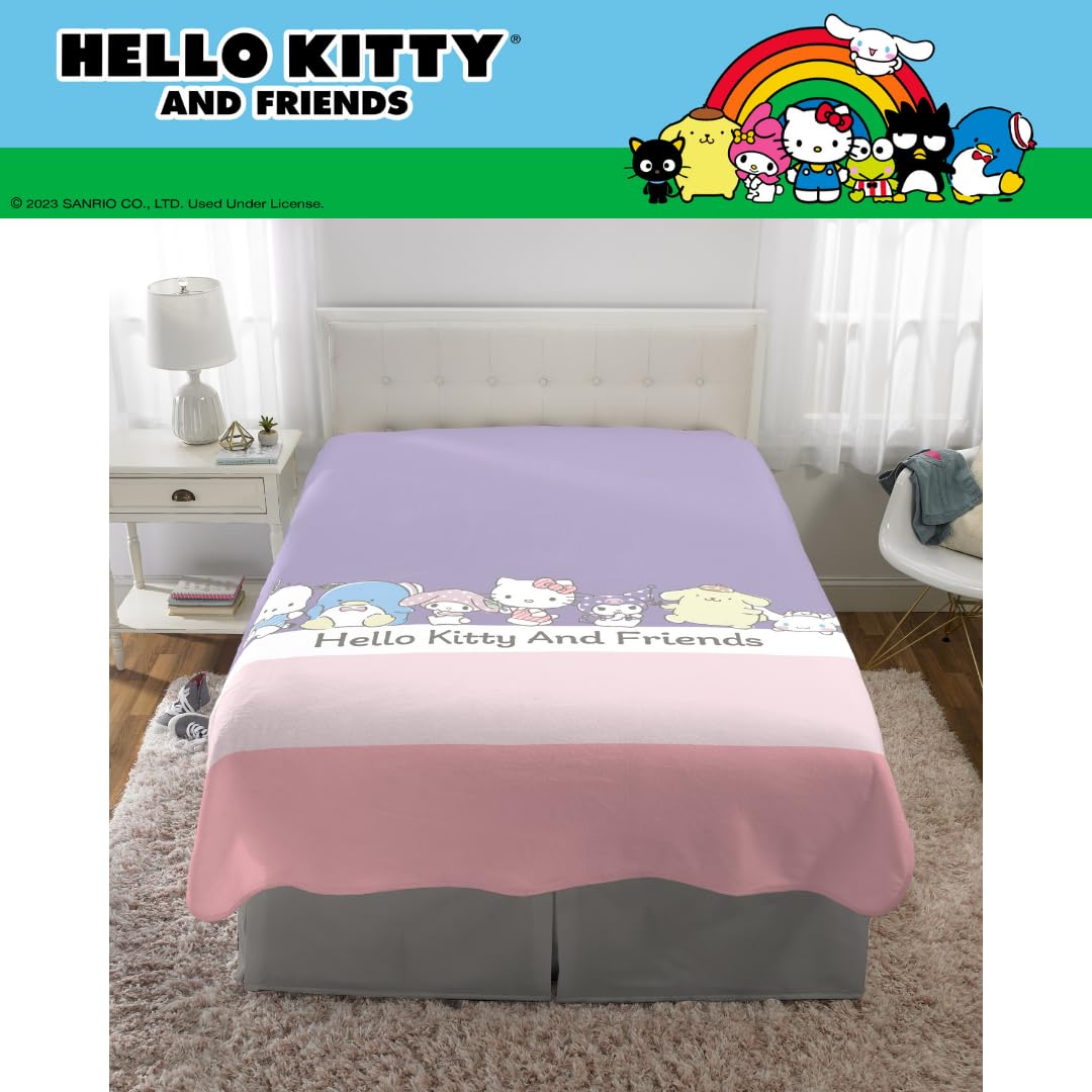 Foto 3 | Manta Franco Collectibles Hello Kitty & Friends 160 X 230 Cm - Venta Internacional.
