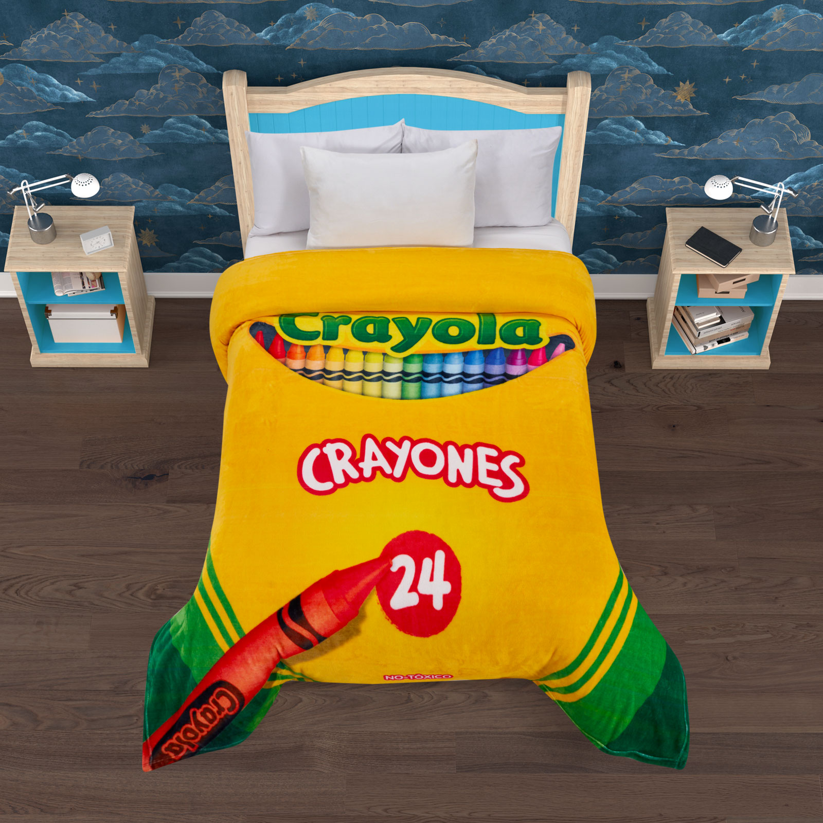 Foto 3 | Cobertor Serenity Matrimonial Crayola Pack