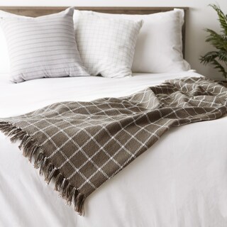 Foto 4 | Manta Dii Transitional A Cuadros Tejida A Cuadros, 100% Algodón - Venta Internacional.