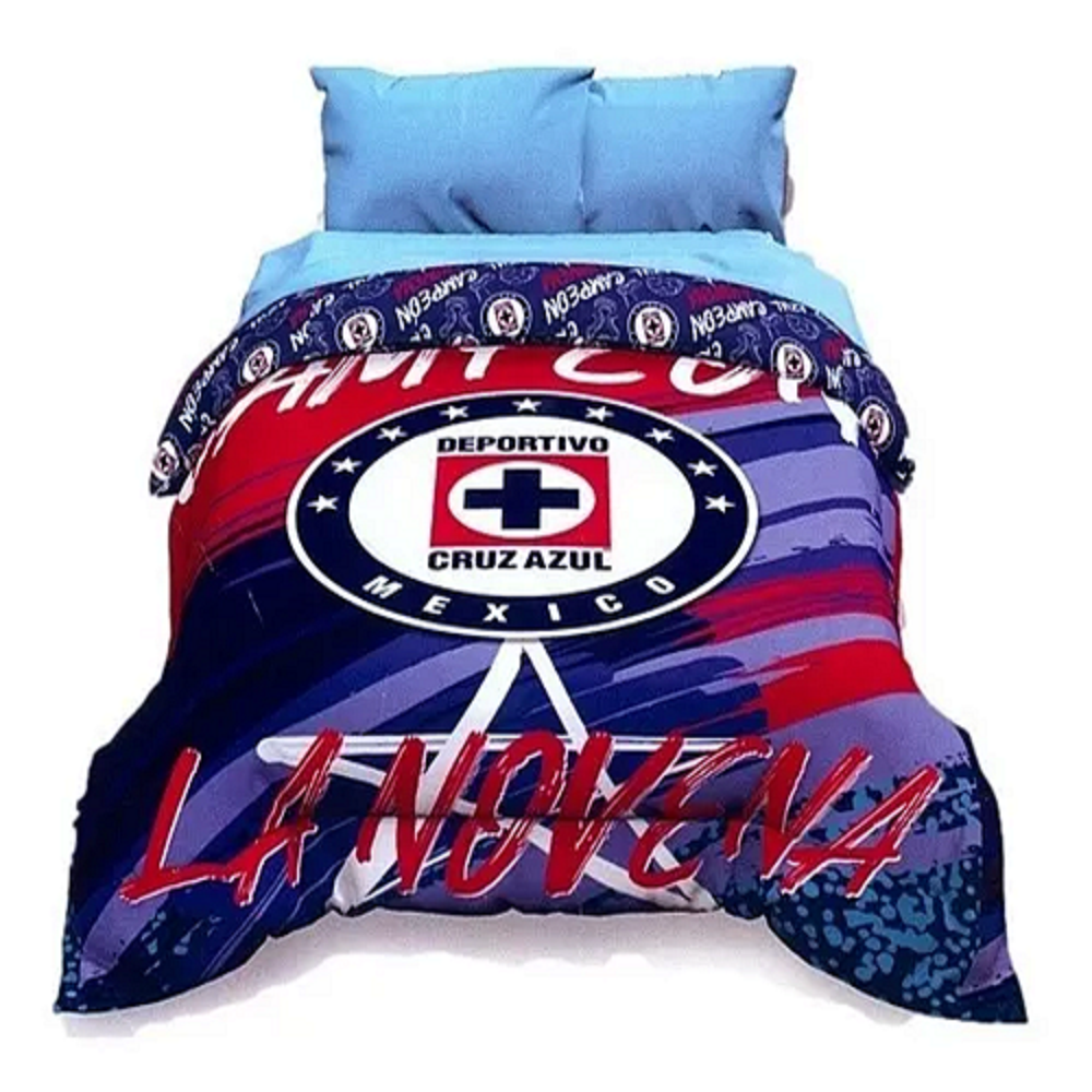 Foto 1 | Edredón Sustentable Cruz Azul Doble Vista