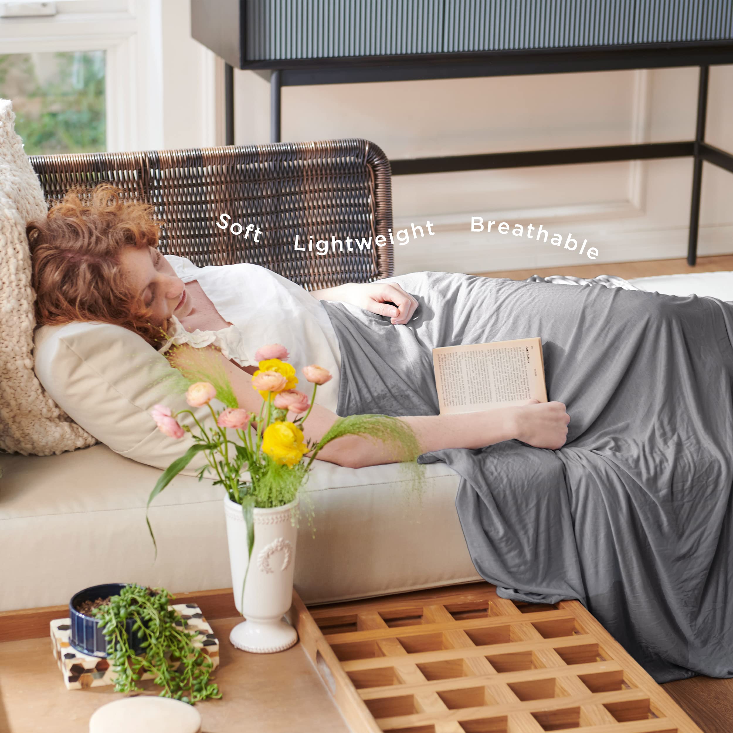 Foto 4 pulgar | Manta Refrescante Bedsure Tamaño Queen Para Personas Que Duermen En El Calor - Venta Internacional.