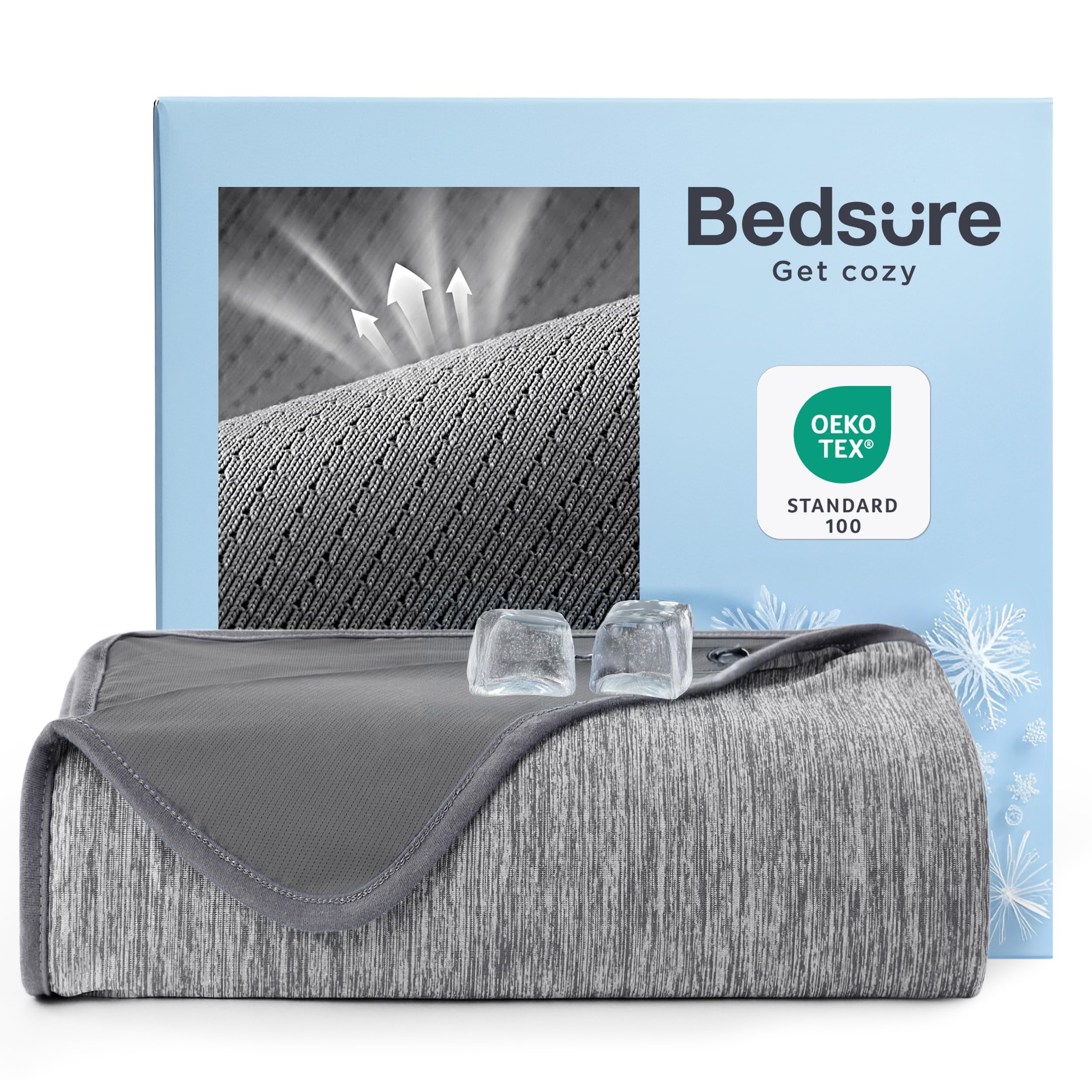 Foto 2 pulgar | Manta Refrescante Bedsure Summer Para Personas Que Duermen En El Calor, 130 X 180 Cm - Venta Internacional.