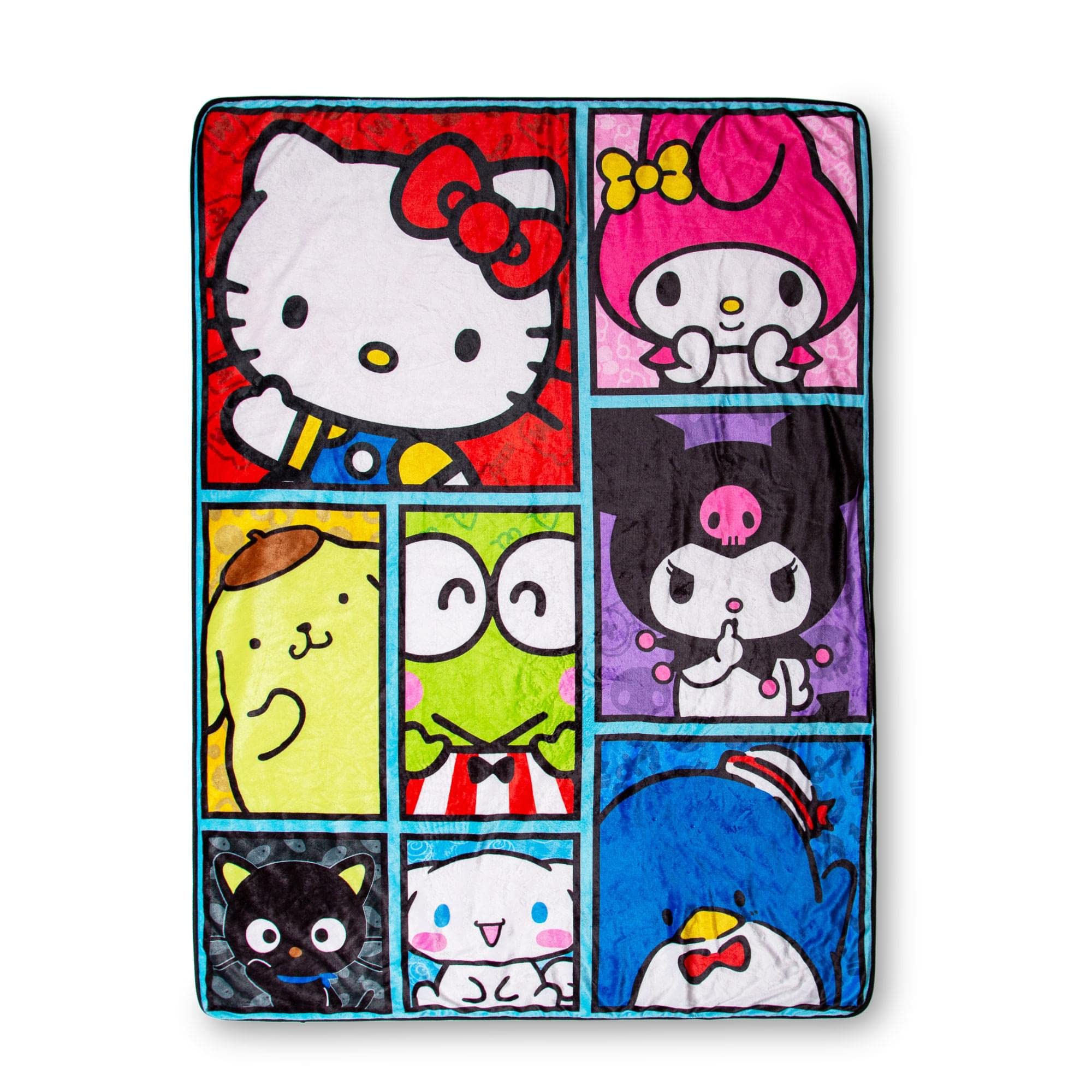 Foto 2 pulgar | Manta De Forro Polar Sherpa De Hello Kitty And Friends De Sanrio - Venta Internacional.