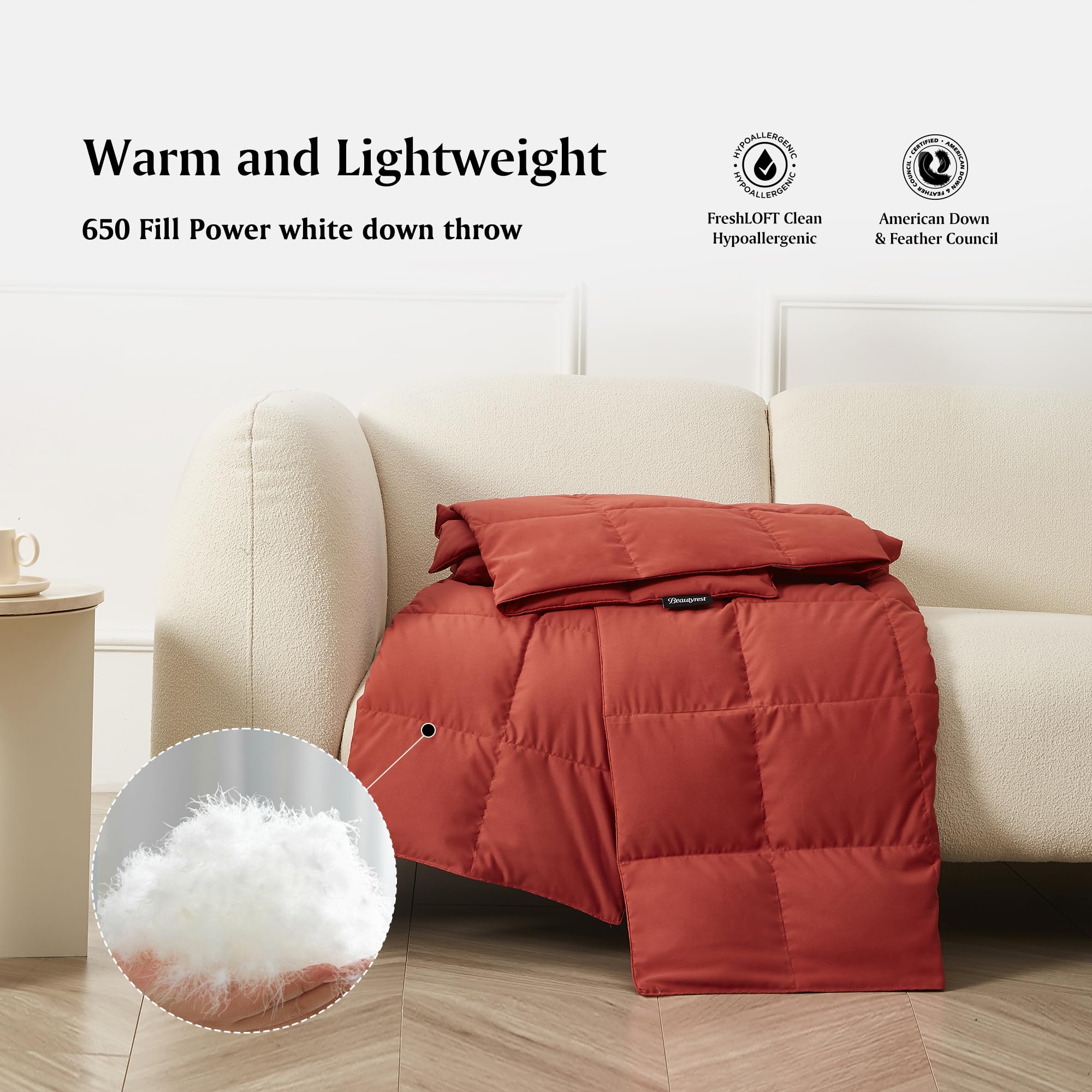 Foto 3 pulgar | Manta De Plumón Plegable Beautyrest 650 Fill Power - Venta Internacional.