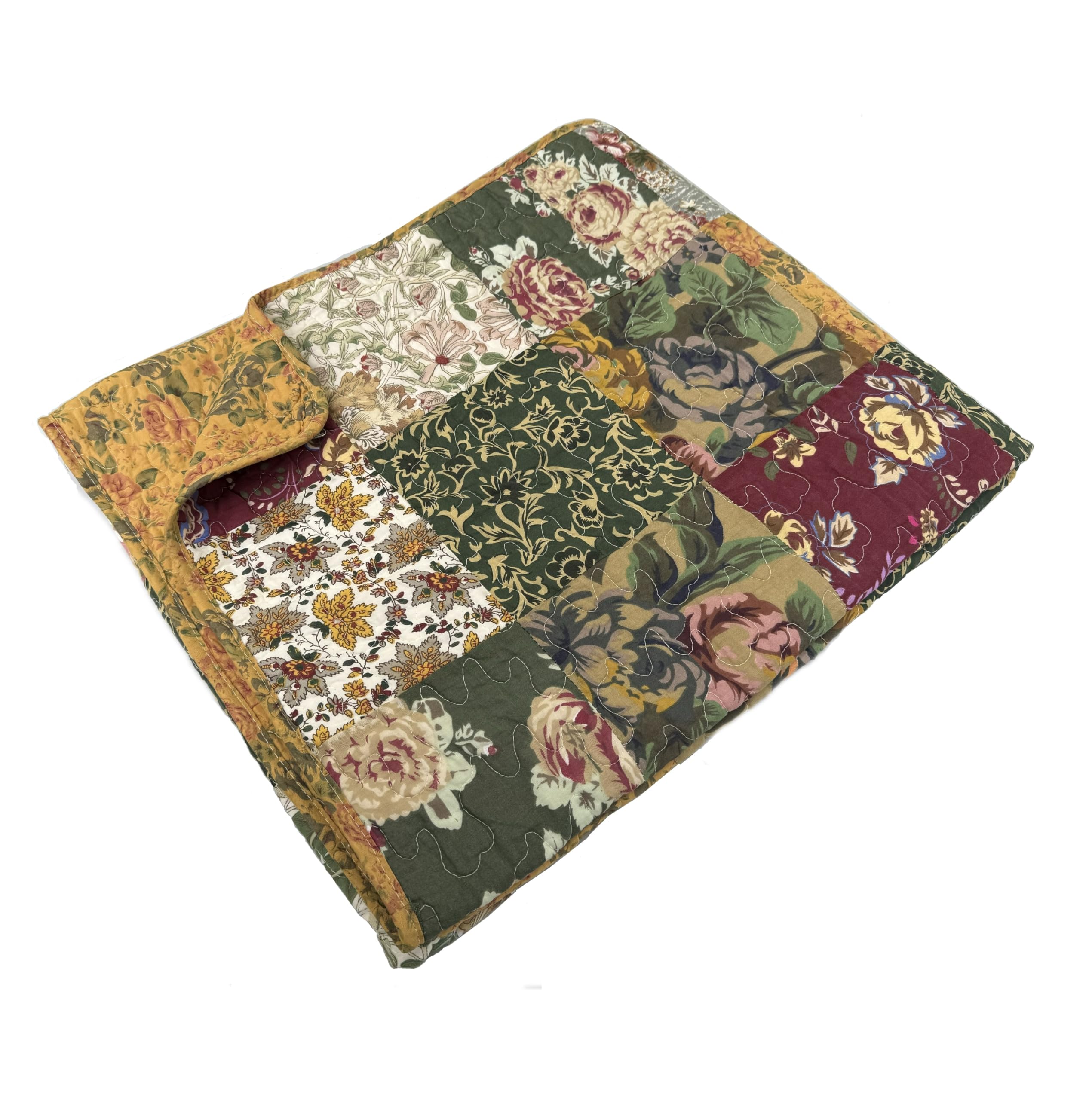 Foto 1 | Manta Acolchada Con Diseño De Retazos Greenland Home, Estilo Antiguo Y Elegante, 50 X 60 Cm - Venta Internacional.