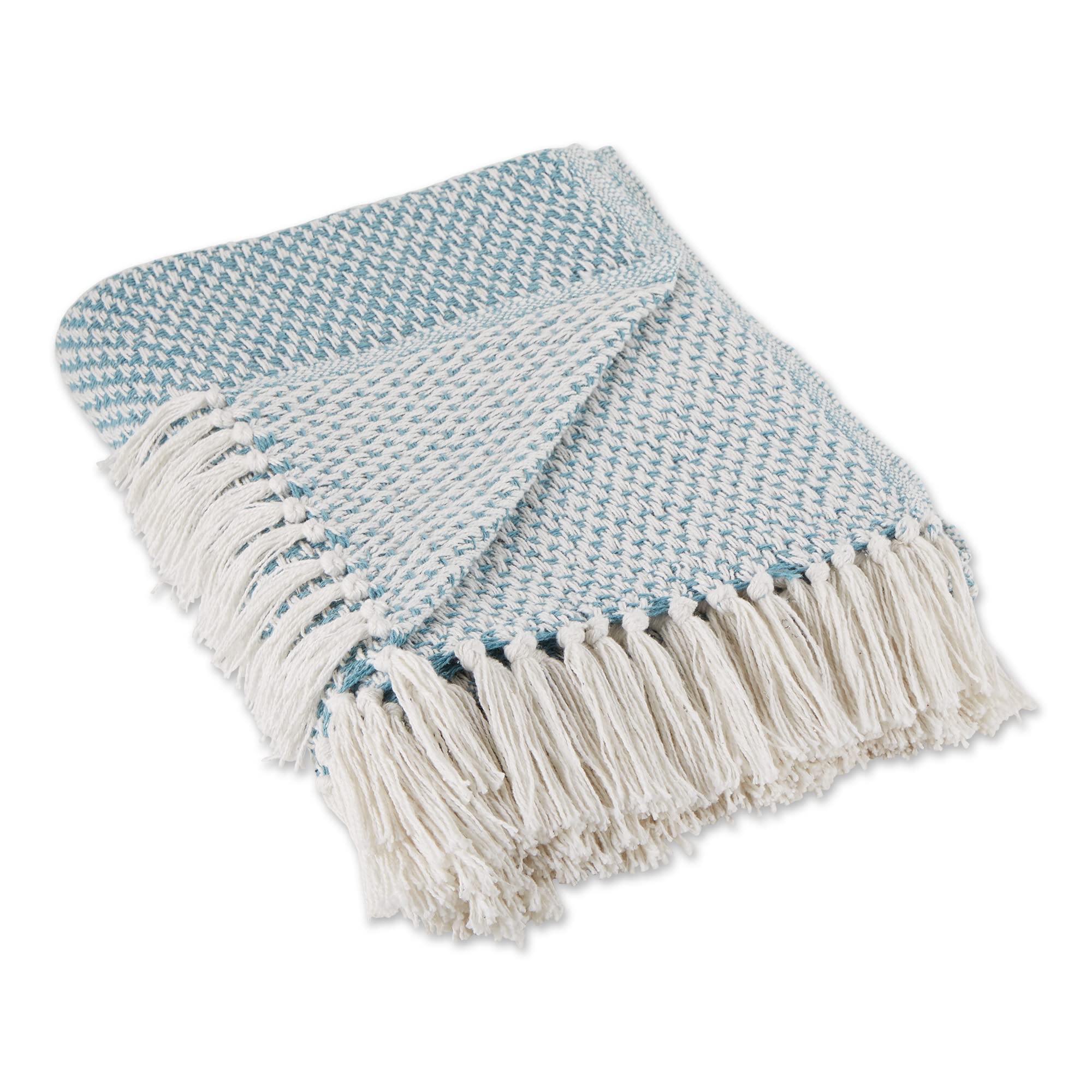 Foto 1 | Throw Dii, Tejido 100% Algodón, Cestería, 50 X 60 Cm, Azul Tormenta - Venta Internacional.