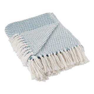 Foto 1 | Throw Dii, Tejido 100% Algodón, Cestería, 50 X 60 Cm, Azul Tormenta - Venta Internacional.