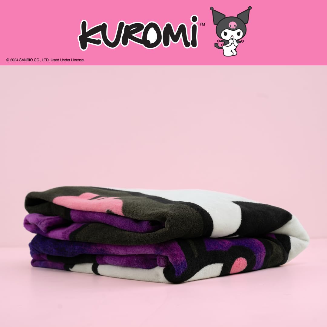 Foto 6 | Manta Franco Collectibles Kuromi Super Soft 160 X 230 Cm - Venta Internacional.