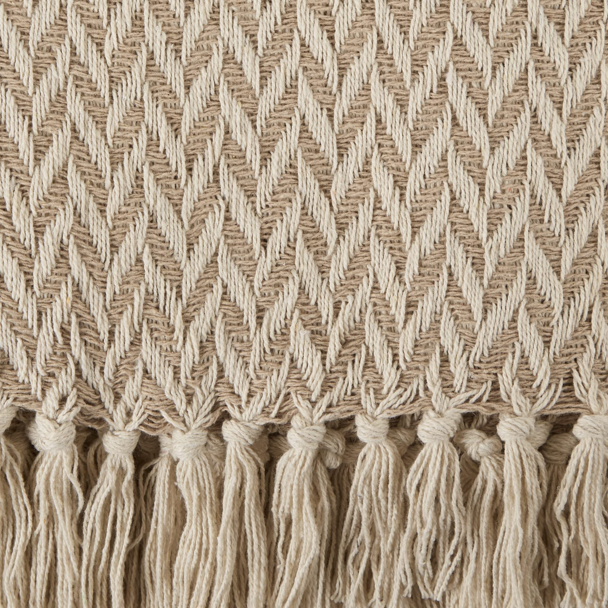 Foto 3 pulgar | Manta Dii, Moderna, Tejida En Zigzag, Algodón, 50 X 60 Cm - Venta Internacional.