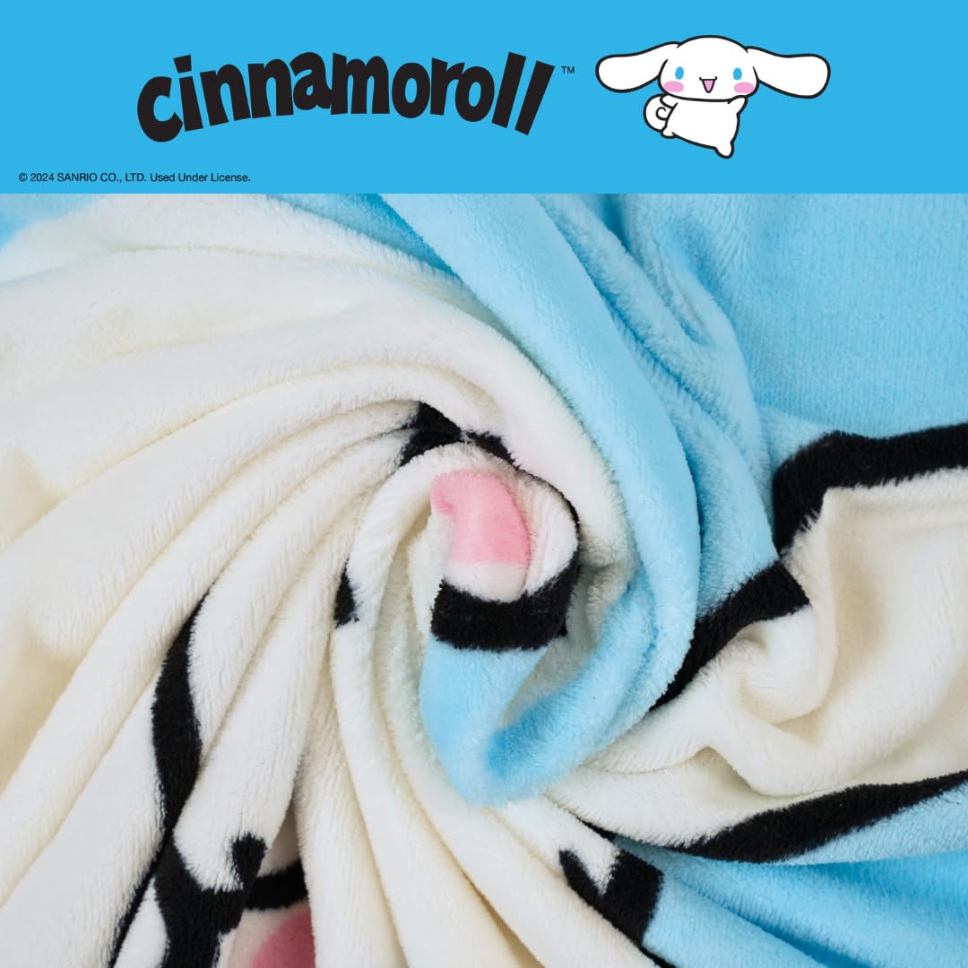 Foto 5 pulgar | Manta Franco Collectibles Cinnamoroll Supersuave De 160 X 230 Cm - Venta Internacional.