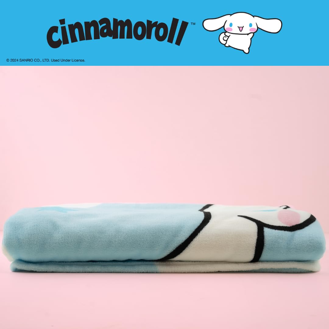 Foto 8 pulgar | Manta Franco Collectibles Cinnamoroll Supersuave De 160 X 230 Cm - Venta Internacional.