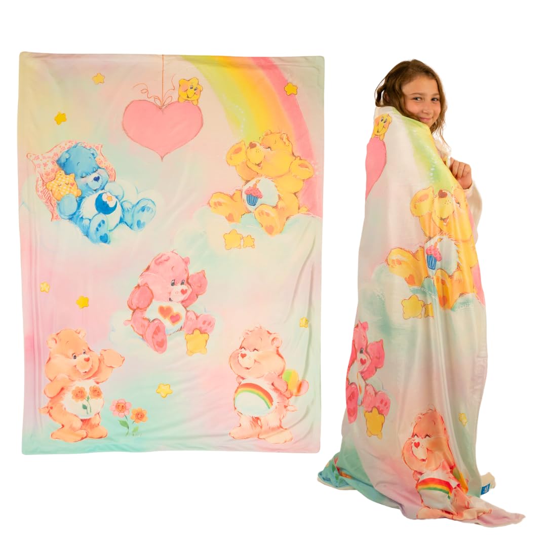 Foto 1 | Manta De Felpa Supersuave De Franco Collectibles Care Bears Para El Día De San Valentín En Forma De  - Venta Intern