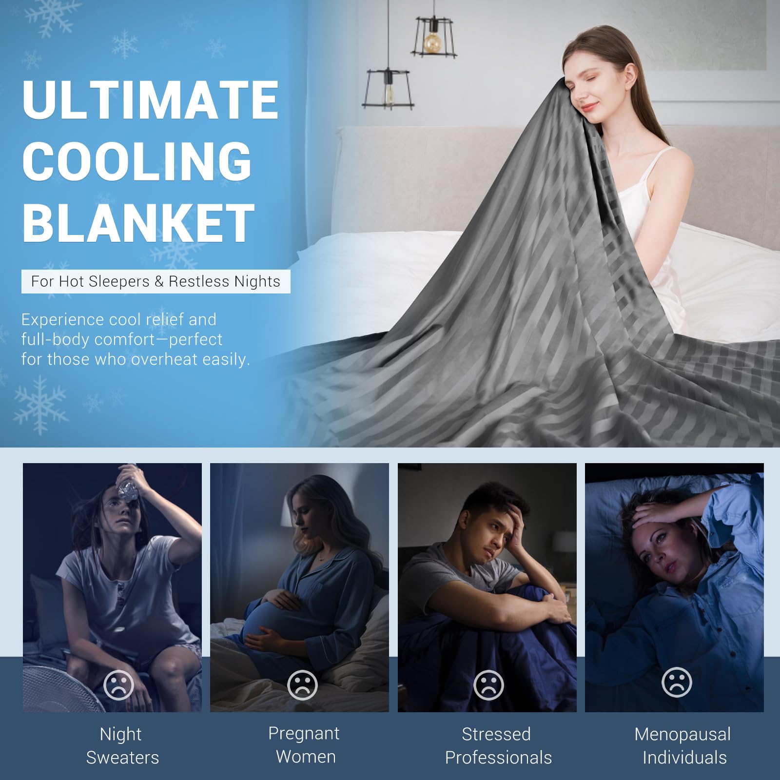 Foto 4 | Manta Refrescante Elegear Revolutionary Queen Size Arc-chill3.0 - Venta Internacional.