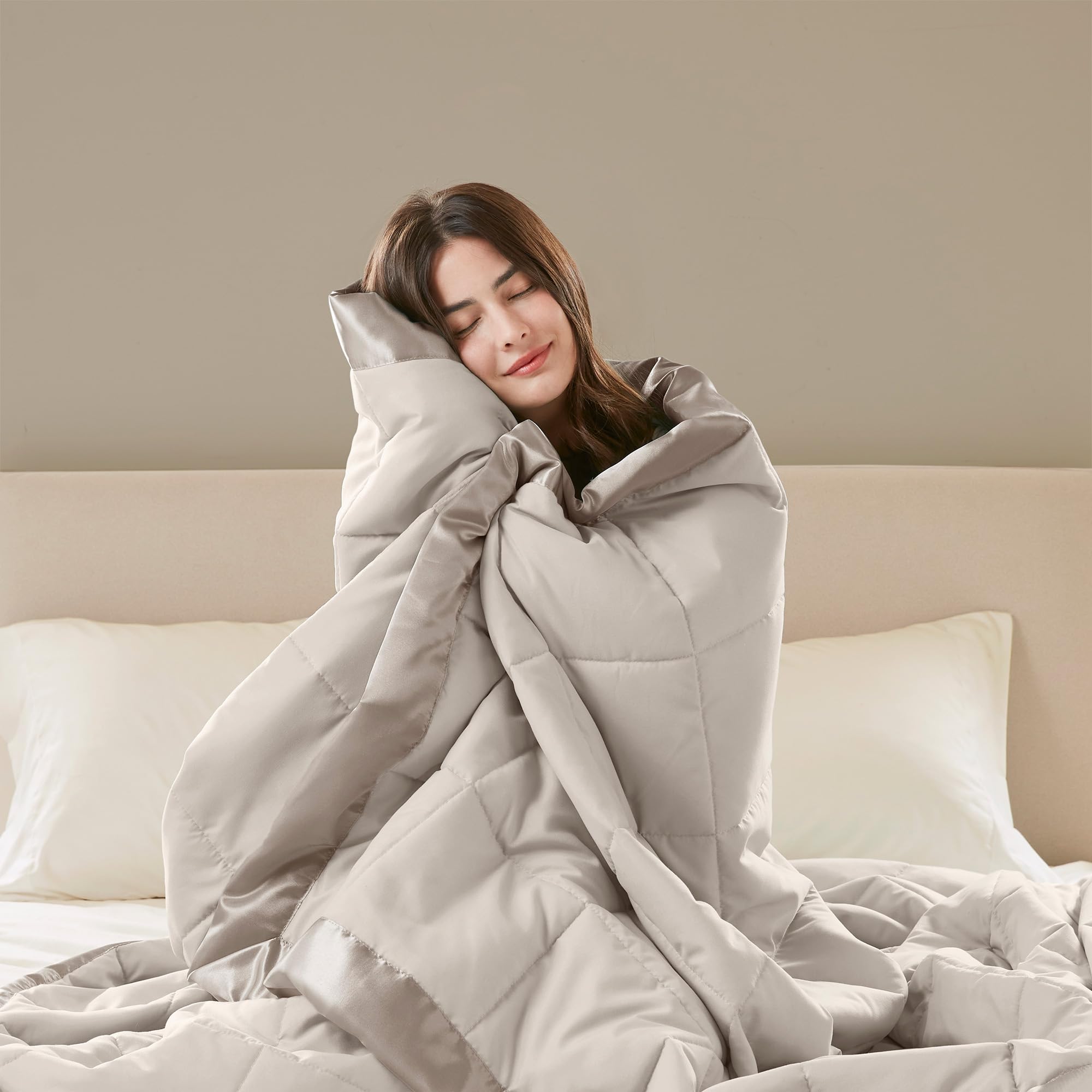 Foto 6 | Manta Madison Park Windom Down Alternative, Gris, Doble - Venta Internacional.