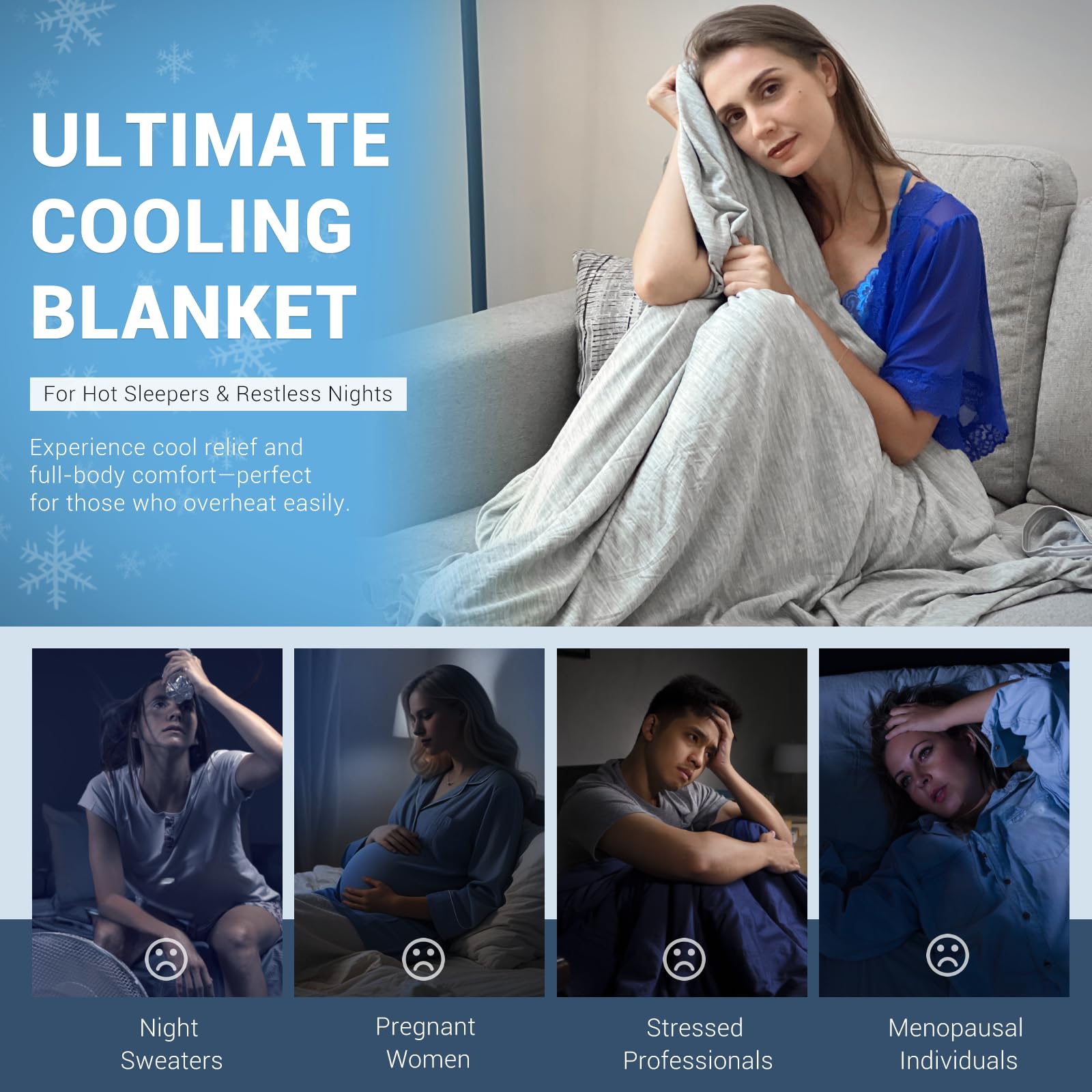 Foto 4 | Manta Refrescante Elegear Revolutionary King Size Arc-chill3.0 - Venta Internacional.