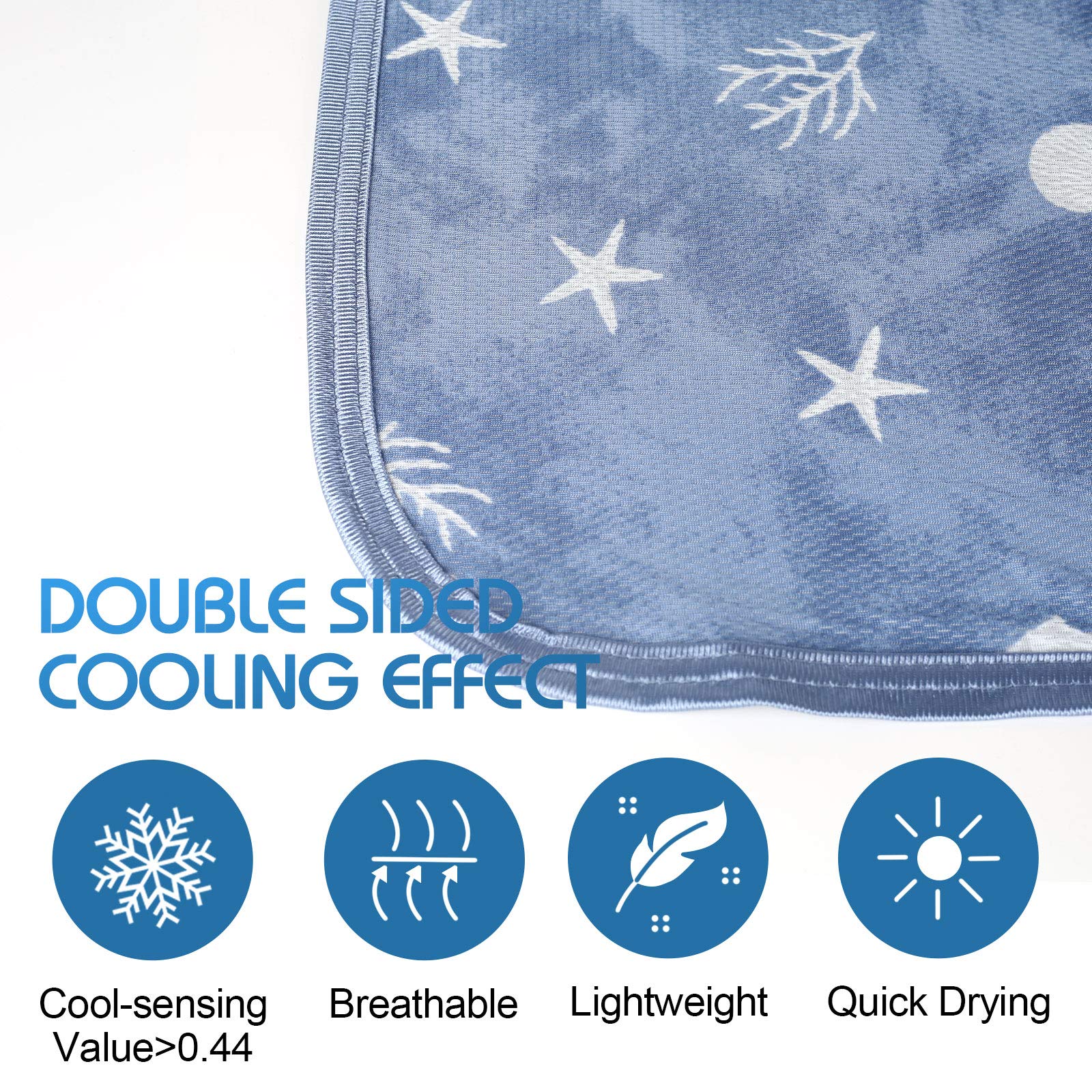 Foto 3 | Manta De Refrigeración Ailemei Direct Cooling De Doble Cara, 90 X 90 Cm - Venta Internacional.