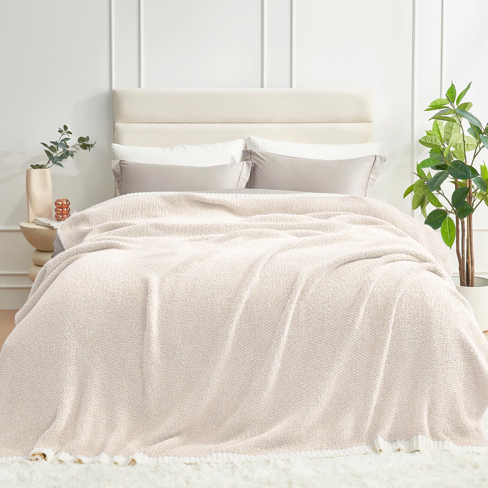 Foto 1 | Manta Snuggle Sac, Tamaño Queen, Microfibra, Tamaño Queen, Color Marfil - Venta Internacional.