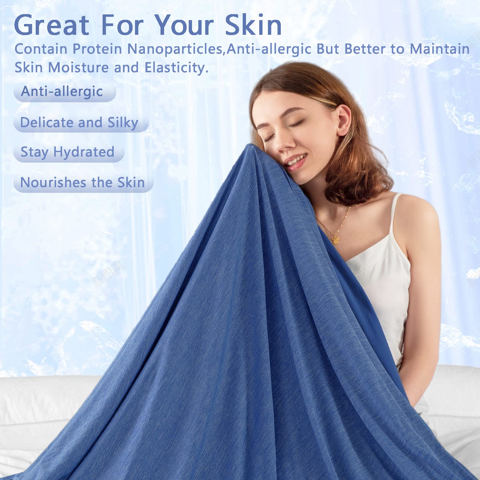 Foto 2 | Manta Refrescante Topcee Queen Size (230 X 230 Cm) Para Adultos - Venta Internacional.