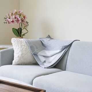 Foto 2 | Manta Polar Gildan Gris - Venta Internacional