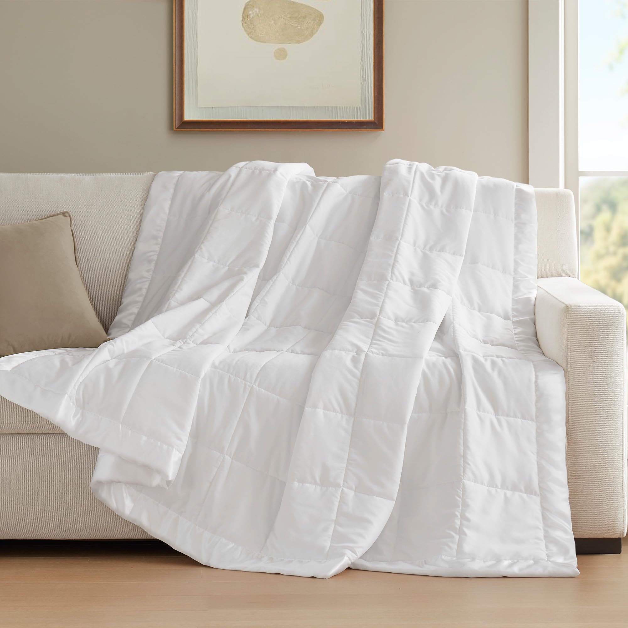 Foto 6 pulgar | Manta Madison Park Windom Down Alternative Blanca - Venta Internacional