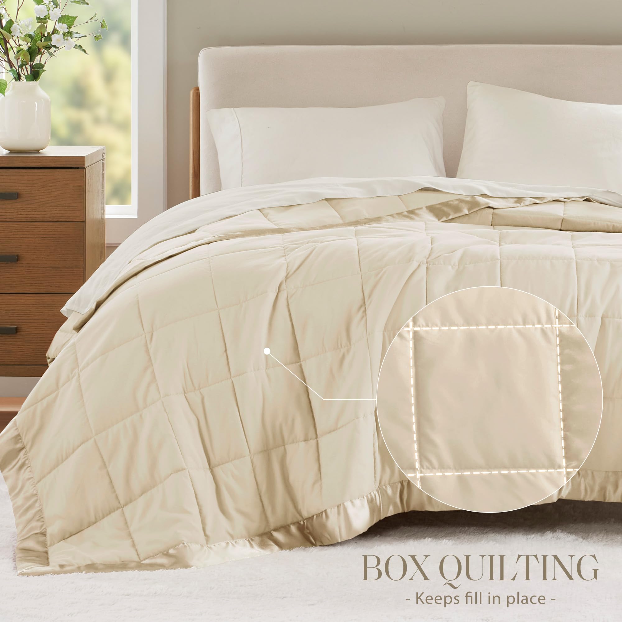 Foto 3 | Manta Madison Park Windom Down Alternative Cream King Size - Venta Internacional