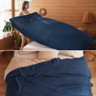 Foto 3 | Manta Bedsure King Azul - Venta Internacional