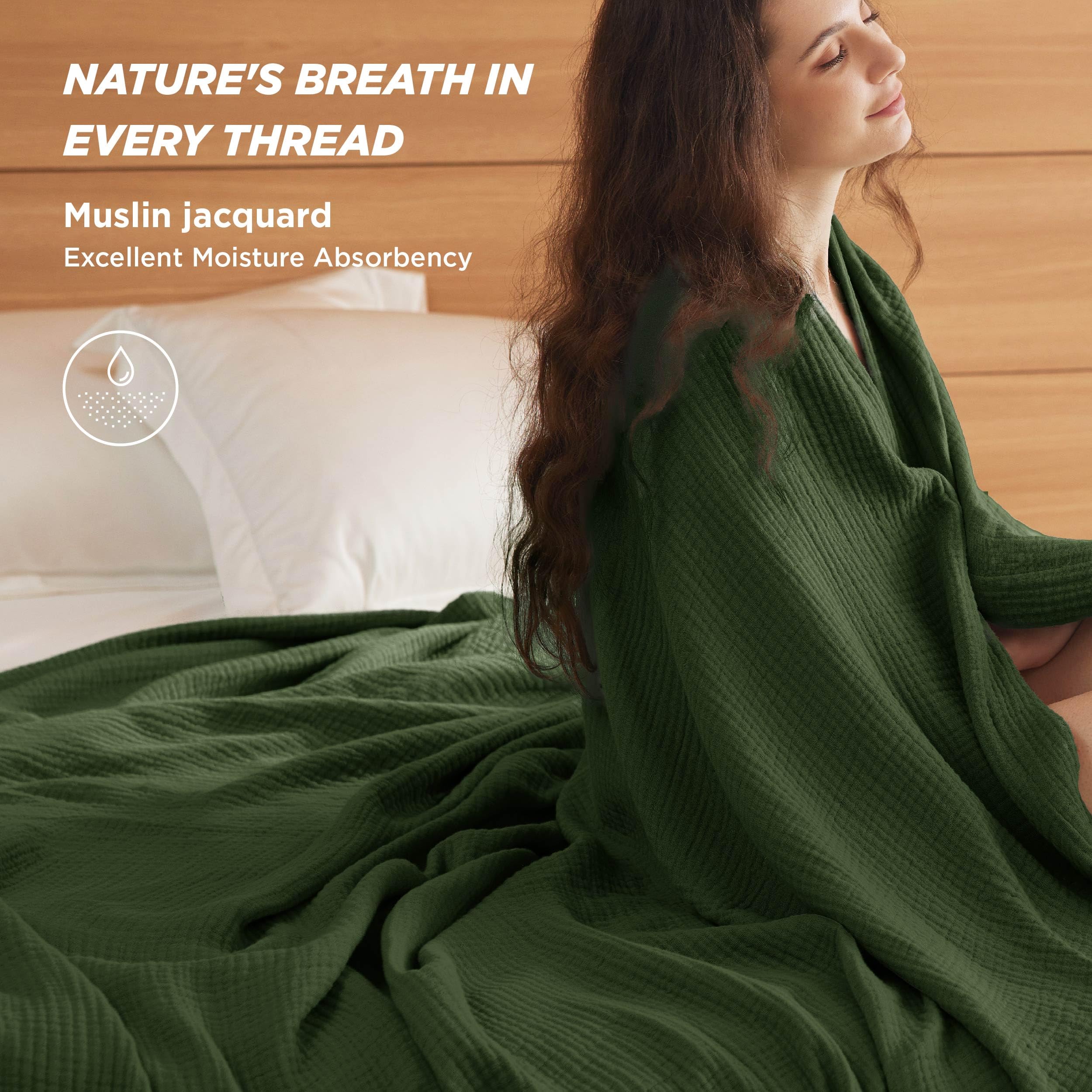 Foto 2 | Manta Bedsure Verde