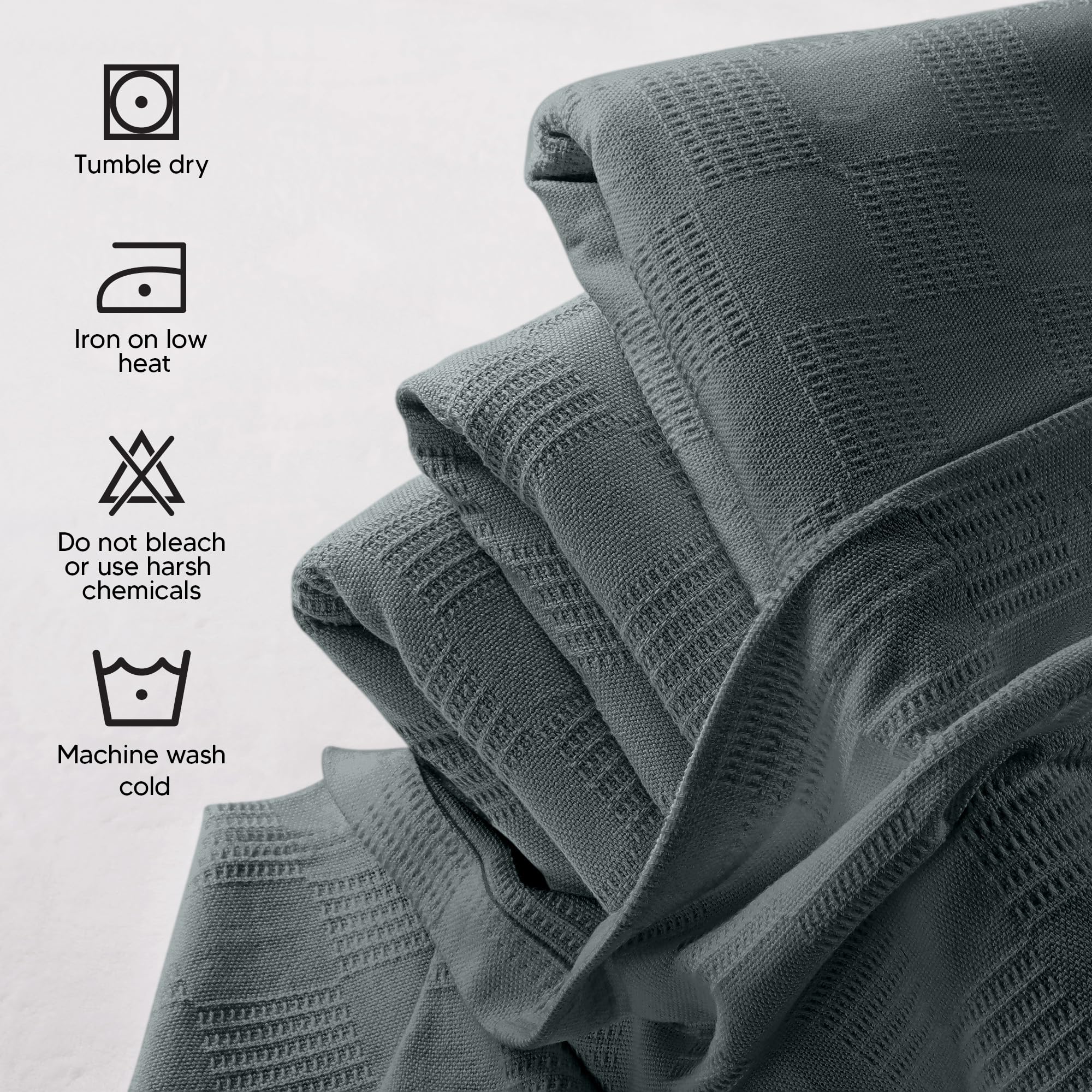 Foto 5 | Cobija Utopia Bedding Algodón Queen Gris Ahumado - Venta Internacional