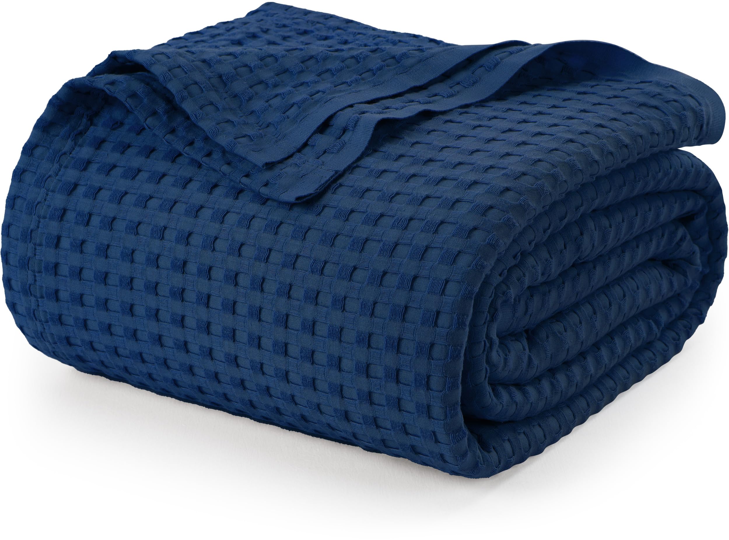 Foto 2 pulgar | Cobija Utopia Bedding Gofre Algodón Azul Marino - Venta Internacional