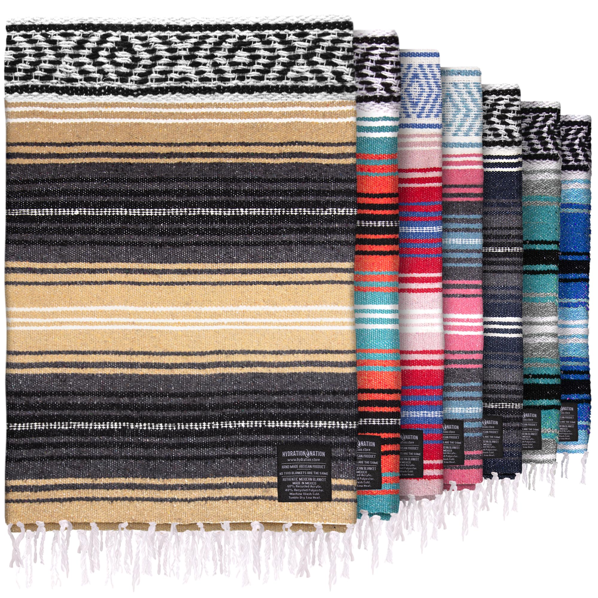 Foto 1 | Manta Hydration Nation Authentic Mexican 70x50 Sand - Venta Internacional.