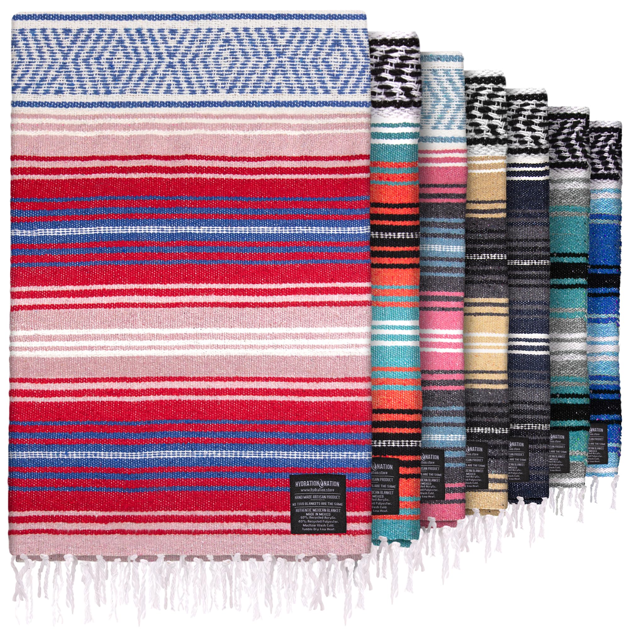 Foto 1 | Manta Hydration Nation Authentic Mexican 70x50 - Coral - Venta Internacional.