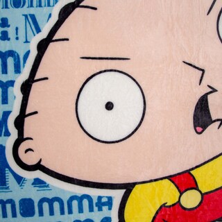 Foto 2 | Manta Family Guy Stewie Griffin Mama Raschel 115 X 150 Cm - Venta Internacional.