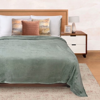 Foto 4 | Cobertor Ligero King Size Ultrasuave Verde Térmico