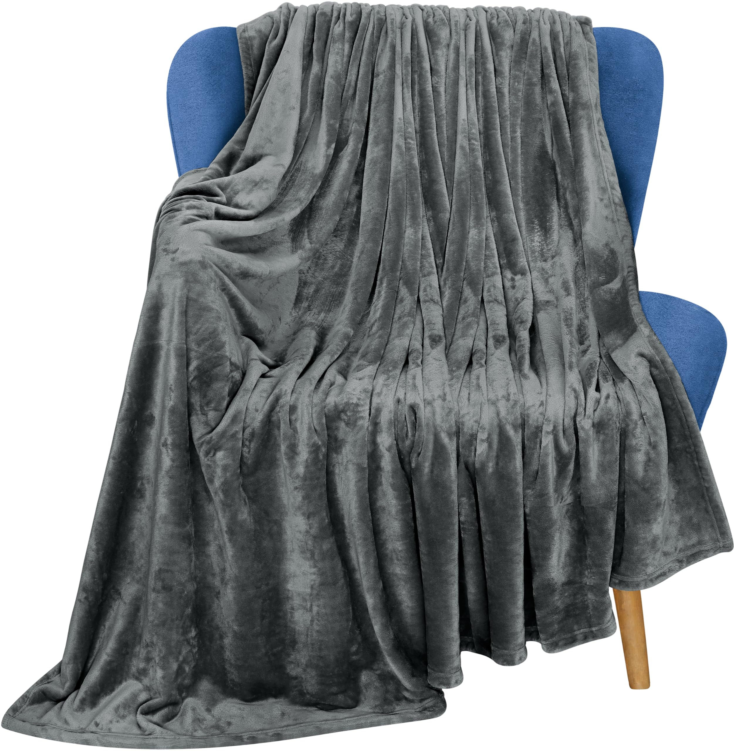 Foto 2 pulgar | Manta Polar Blanket Utopia Bedding, Talla Xl, Gris, 300 G/m², 130 X 180 Cm - Venta Internacional.