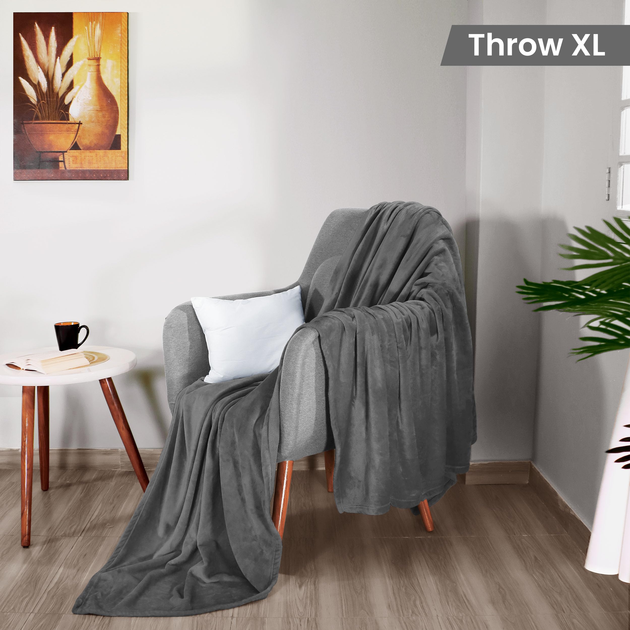 Foto 3 pulgar | Manta Polar Blanket Utopia Bedding, Talla Xl, Gris, 300 G/m², 130 X 180 Cm - Venta Internacional.